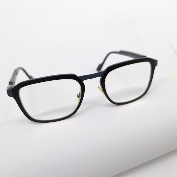 Face a Face Paris Scott 3 TM01 Eyeglasses Mens 51-20-142 Black Blue Titanium - Picture 5 of 13